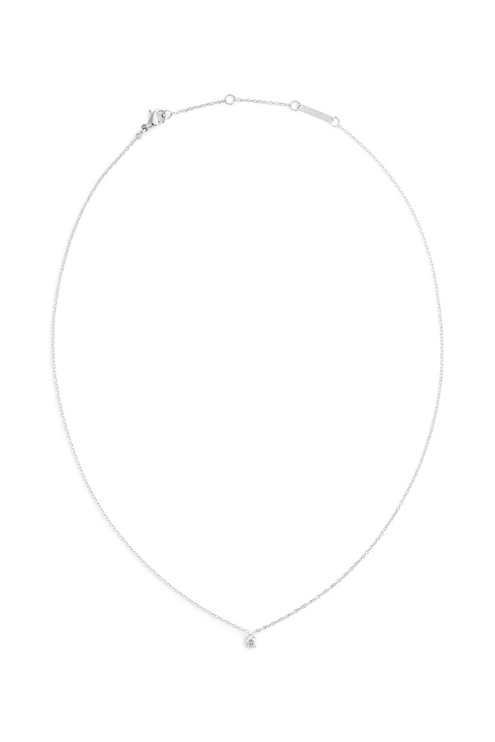 Daniel Wellington naszyjnik z zawieszką damski ze stali nierdzewnej z cyrkonią srebrny DW00401966