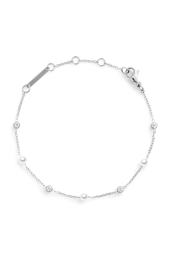 Daniel Wellington náramok dámsky z nehrdzavejúcej ocele s kryštálom strieborná DW00401951