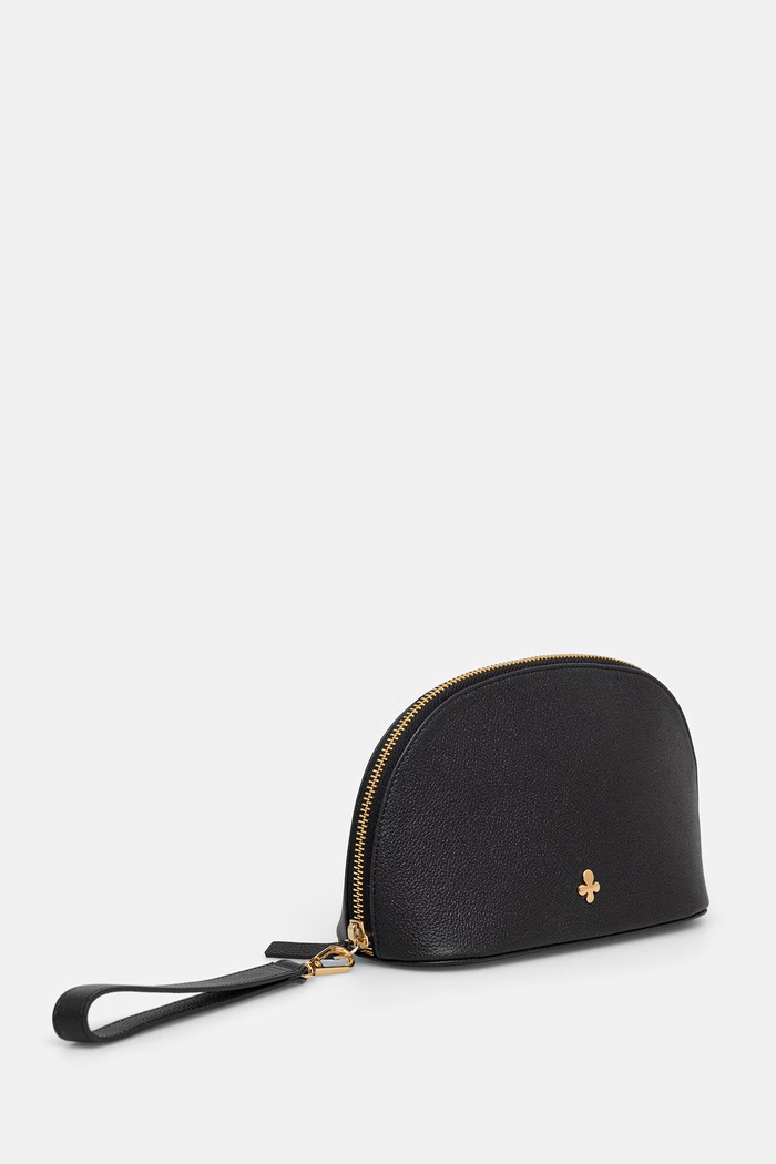 Lilou psaníčko dámské kožené BAG/POUCH/BLACAL/PO černá AA00