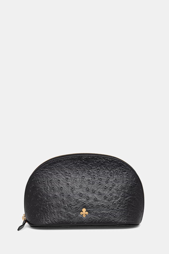 Lilou kabelka do ruky dámska kožená čierna BAG/POUCH/BLAOST/PO