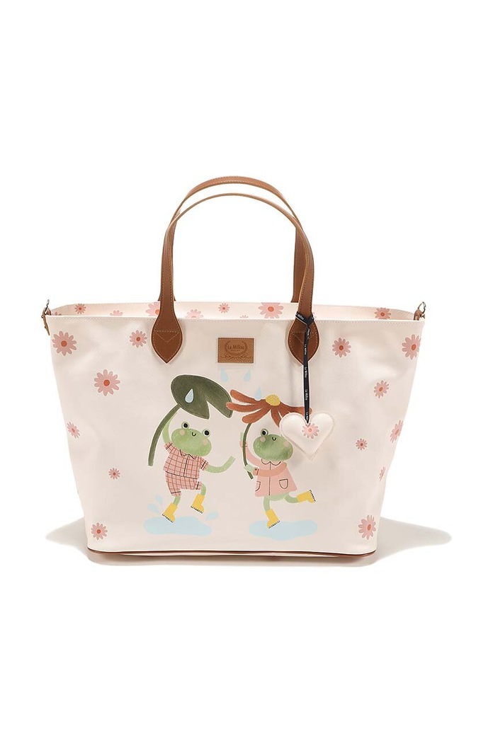 La Millou geanta Feeria FROGS 148070.Torba.Feeria.FRO alb AA00