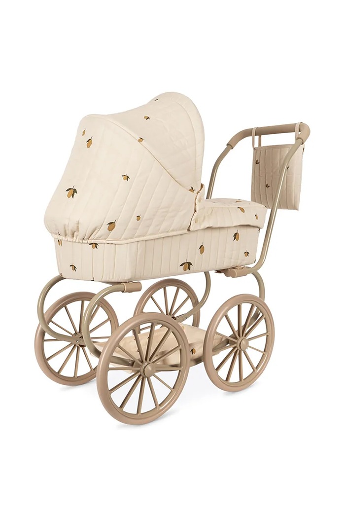 Dziewczynka Konges Sløjd wózek dla lalek MINNIE DOLL PRAM KS101956 beżowy