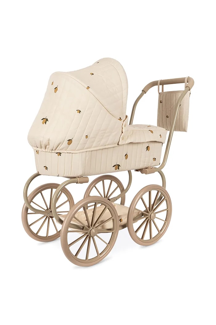 Dziewczynka Konges Sløjd wózek dla lalek MINNIE DOLL PRAM KS101956 beżowy