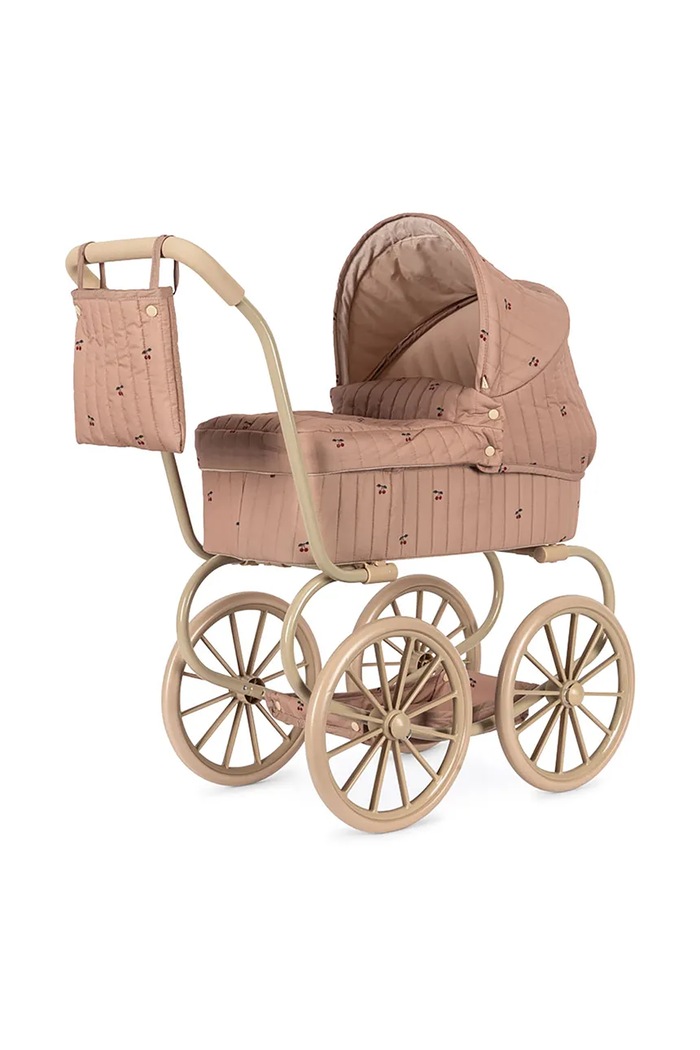 Kočík pre bábiky Konges Sløjd MINNIE DOLL PRAM KS101956 ružová AA00