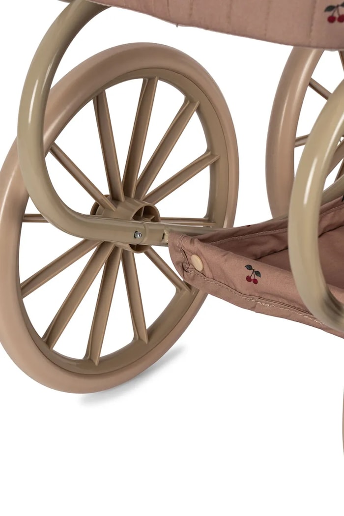 Kočík pre bábiky Konges Sløjd MINNIE DOLL PRAM KS101956 ružová