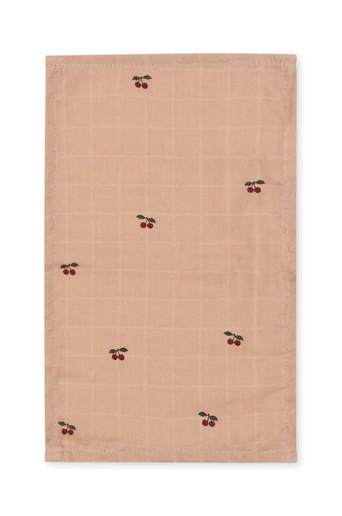 Detská súprava: plienka, podbradník a šatka Konges Sløjd 3-pak DOLL NURSERY SET KS3874