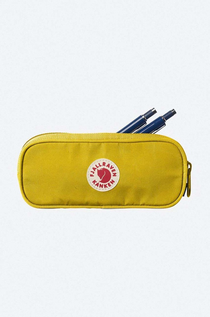 Chłopiec Fjallraven piórnik Kanken F23783.141 żółty