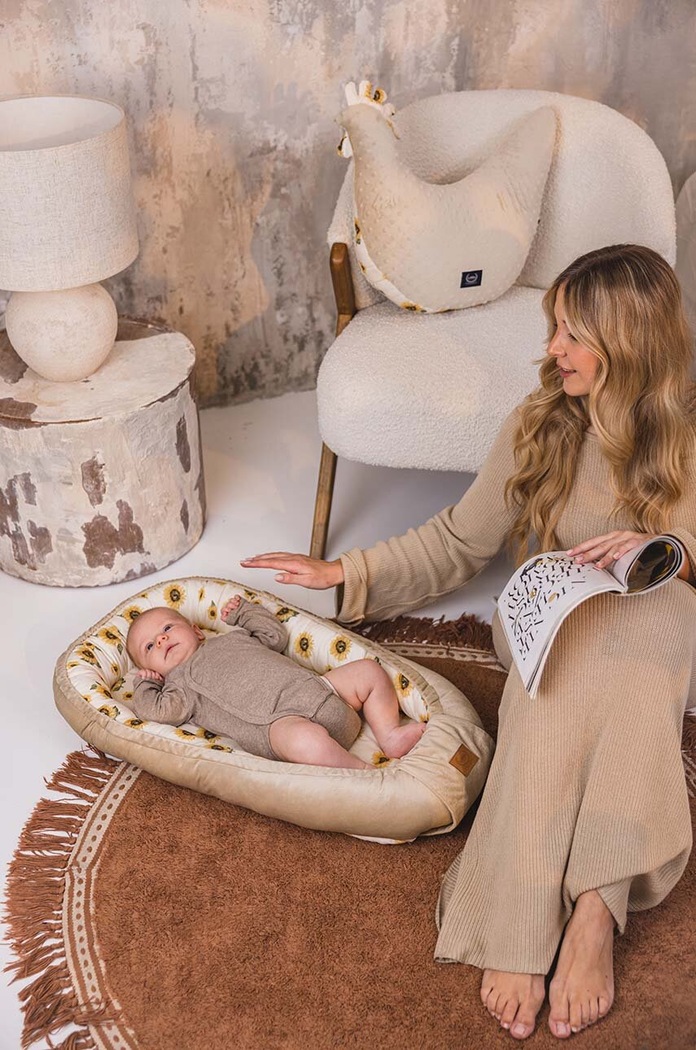 Бебешки пашкул La Millou Best Nest Velvet SUNLOVER 146184.Kokon.Best.Nest.