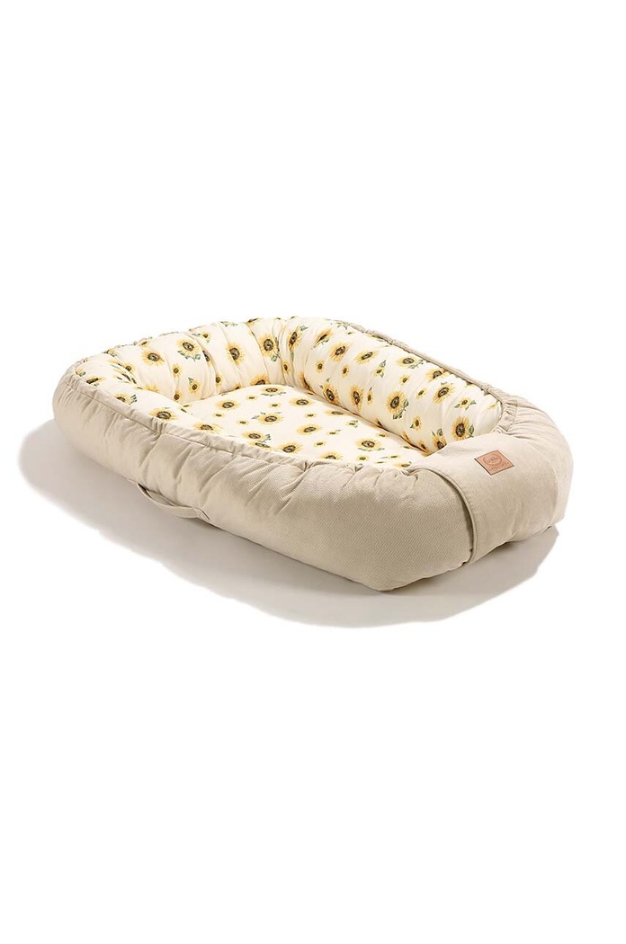 Бебешки пашкул La Millou Best Nest Velvet SUNLOVER бежов 146184.Kokon.Best.Nest.