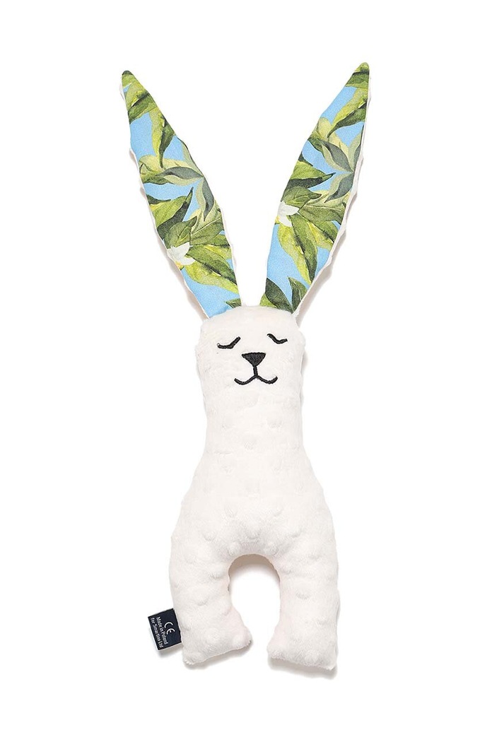 Бебешка играчка за гушкане La Millou Minky POSITANO бял 146055.Maskotka.Krolik.