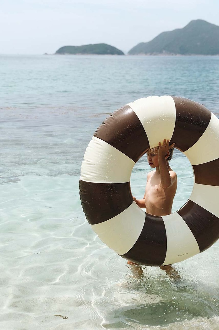 Petites Pommes napihljiv obroč za plavanje SALLY.90CM rjava