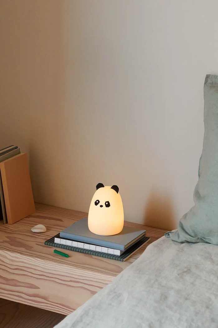 Момче Нощна лампа Liewood Winston Panda Night Light LW19945.9BYA бял