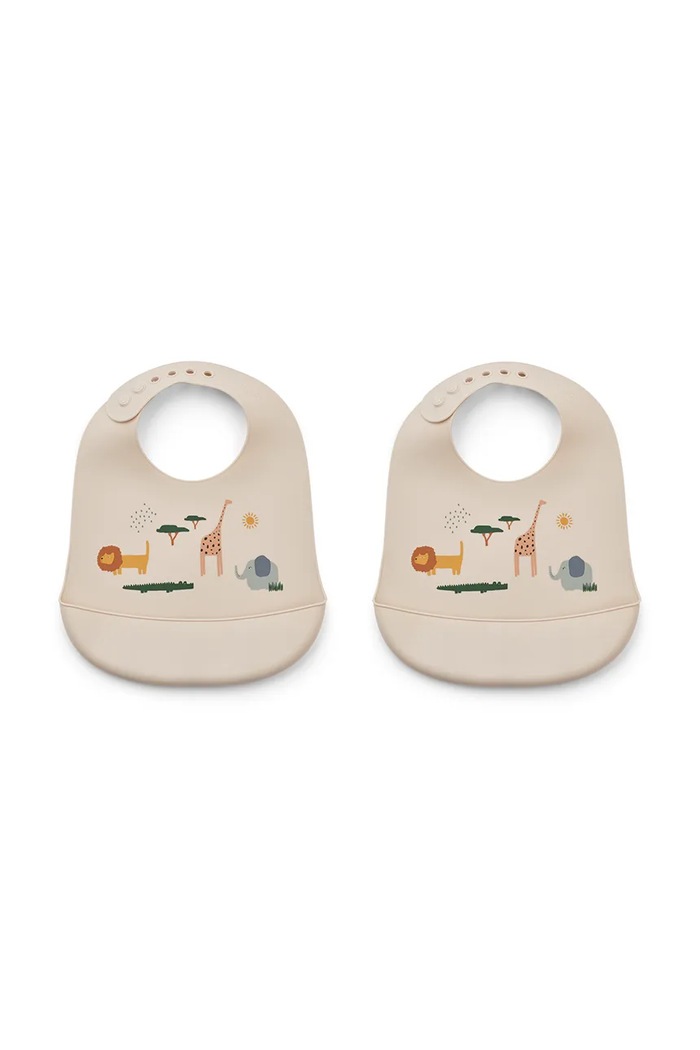 Βρεφική σαλιάρα Liewood 2-pack 2-pack μπεζ LW14157.9BYA