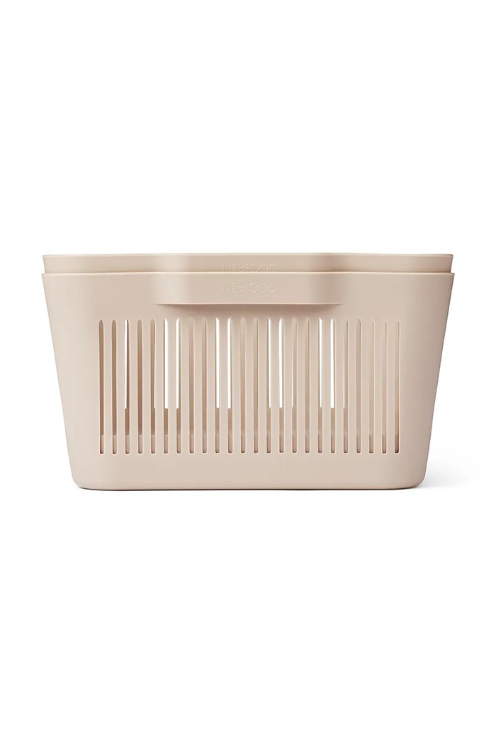 Chlapec Úložný box pre bábätká Liewood Makeeva Basket L, 2 kusy, 14,5 x 27,5 x 39,5 cm LW18216 béžová