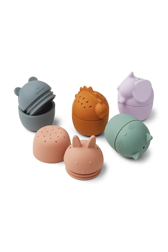 Hračky do kúpeľa pre bábätká Liewood Gaby Bath Toys 5-pak 5-pak viacfarebná LW14903