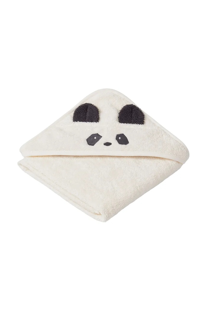 Liewood Albert brisača s kapuco Albert Hooded Towel Izdelek za dojenčke bela LW14757