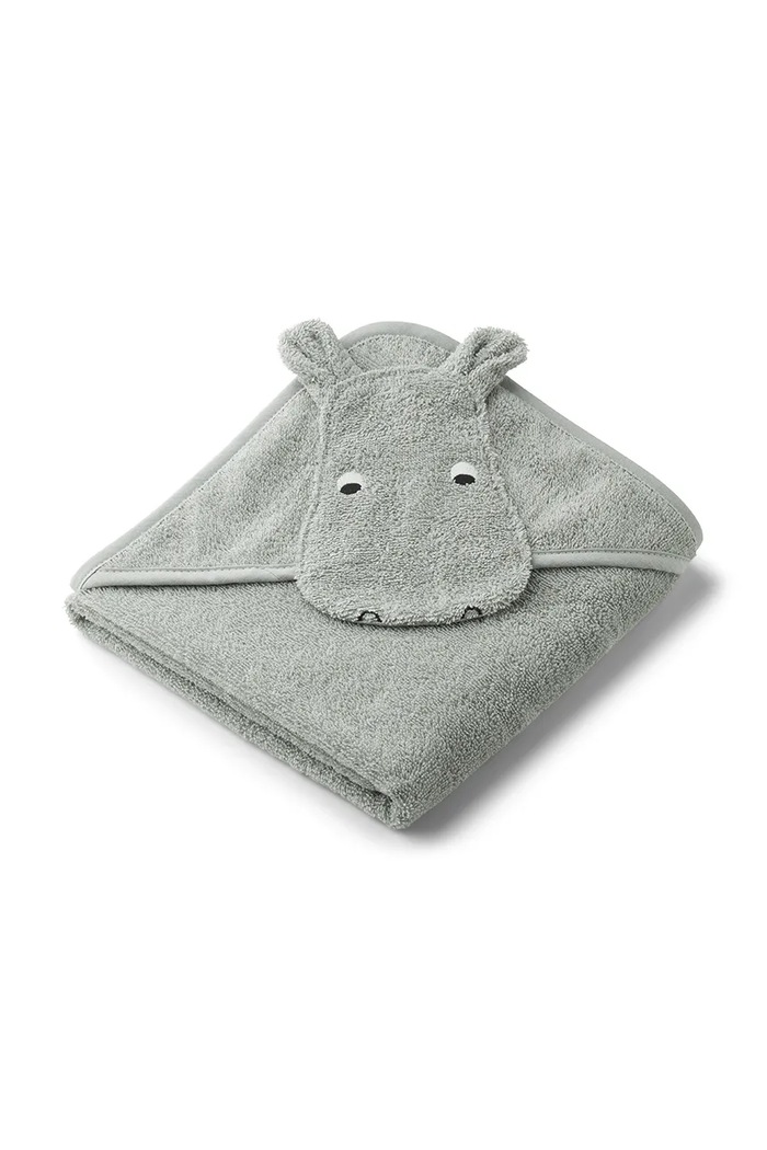 Kojenecký ručník s kapucí Liewood Albert Hooded Towel LW14757 modrá AA00