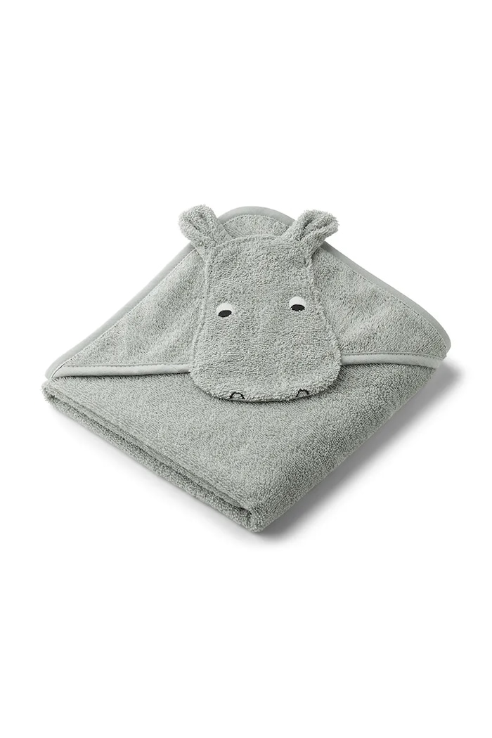 Kojenecký ručník s kapucí Liewood Albert Hooded Towel LW14757 modrá AA00