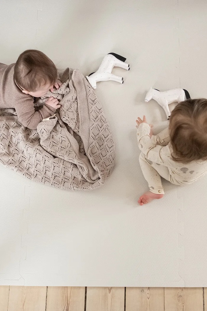 Chłopiec That's mine mata do zabawy dziecięca Arie foam play mat square 147231 szary