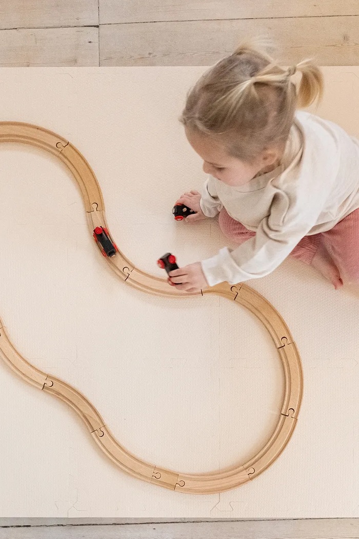 Chłopiec That's mine mata do zabawy dziecięca Alva Foam play mats square 285031 beżowy