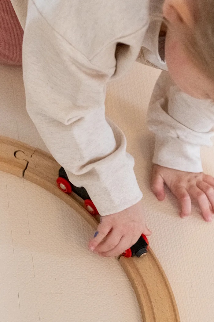 That's mine mata do zabawy dziecięca Alva Foam play mats square beżowy 285031