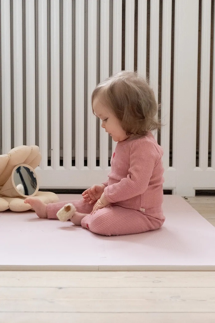 Chłopiec That's mine mata do zabawy dziecięca Alva Foam play mats square 285031 różowy