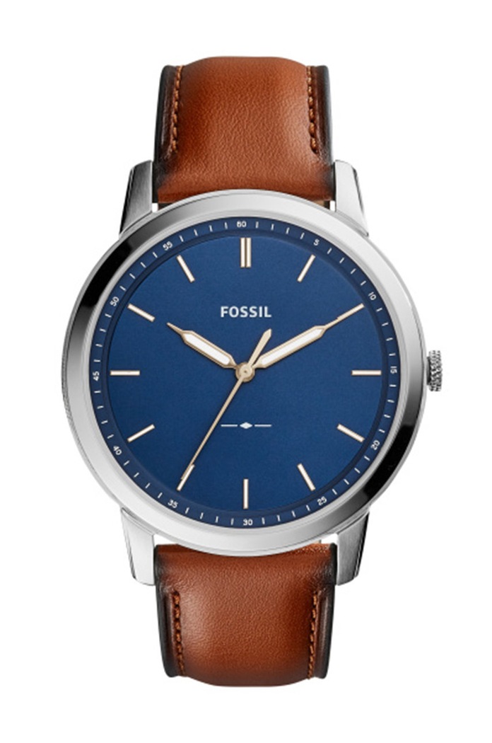 Fossil - Hodinky FS5304 tmavomodrá FS5304