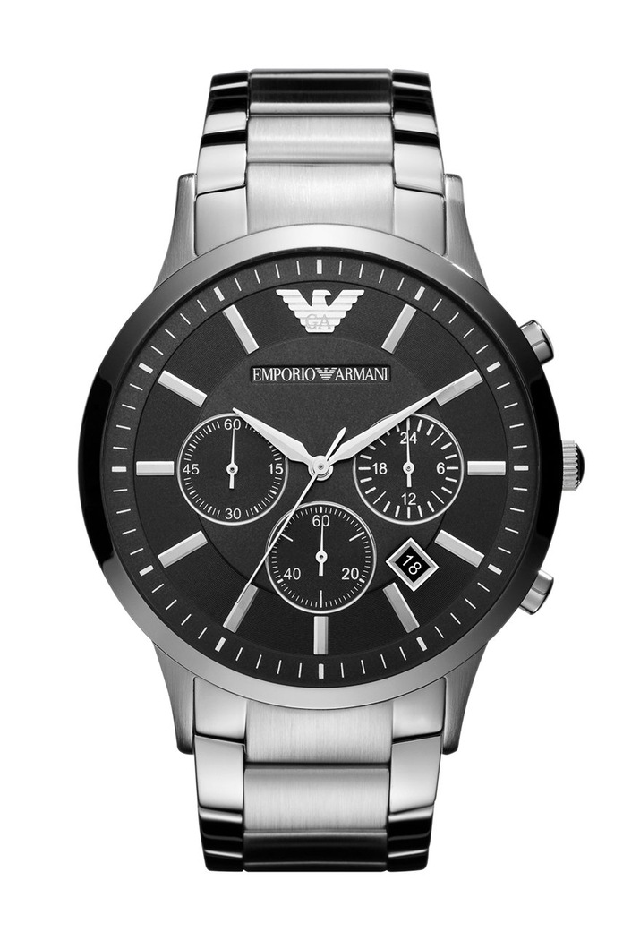 Emporio Armani - Hodinky strieborná AR2460