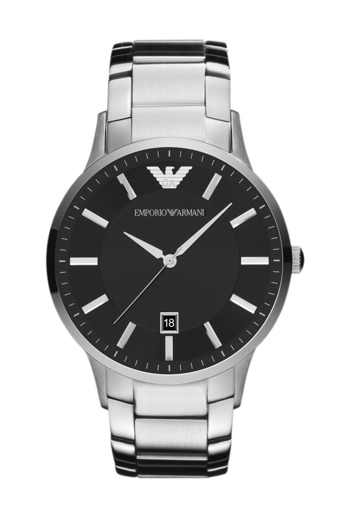 Emporio Armani - Hodinky strieborná AR2457