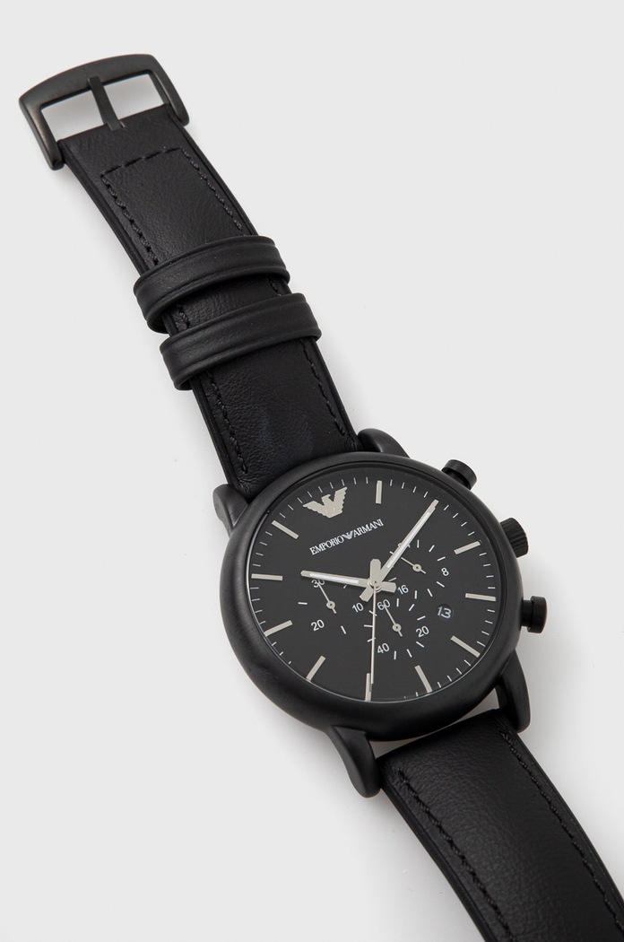 Emporio Armani - Zegarek AR1970 AR1970 czarny AA00