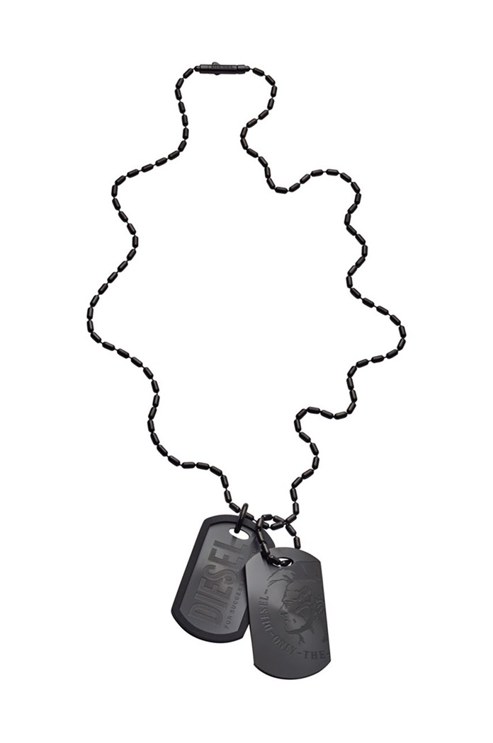 Diesel - Ogrlica DX0014040 crna AA00