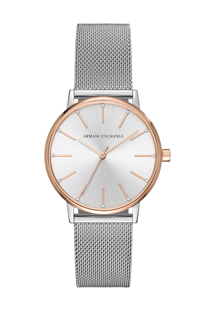 Emporio Armani - Часовник AX5537 сребърен AX5537