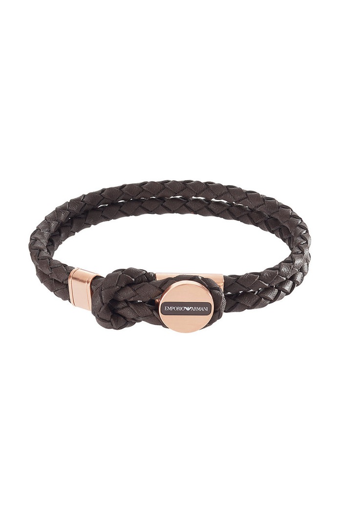 Emporio Armani - Náramok hnedá EGS2177221