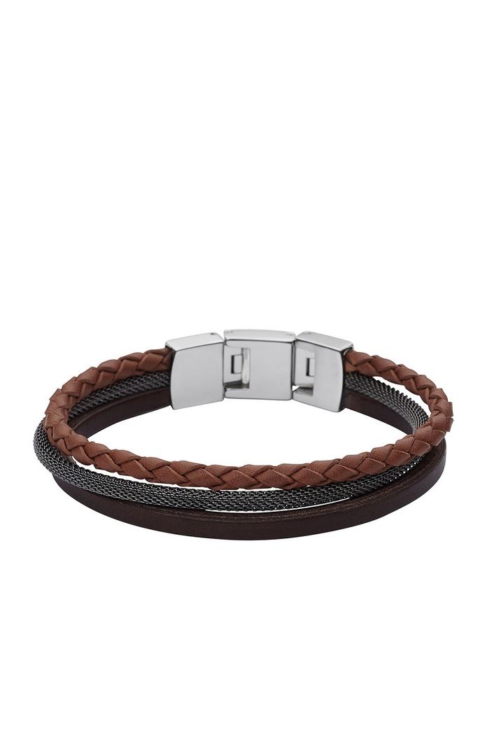 Fossil Kožený náramok viacfarebná JF02213040