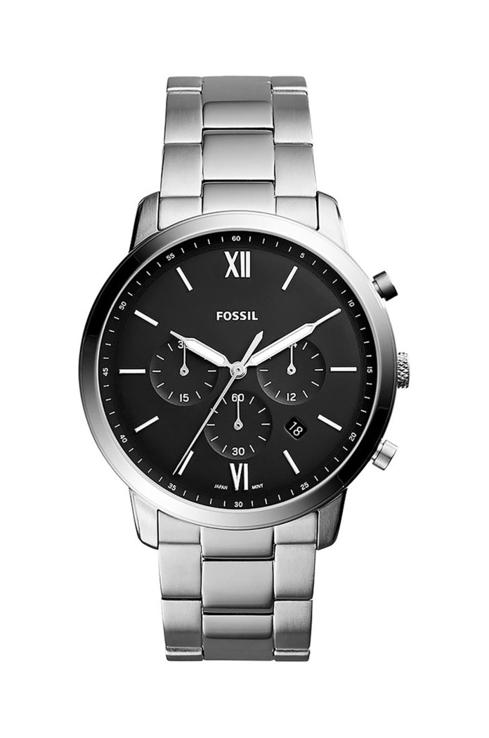 Fossil - Hodinky FS5384 stříbrná FS5384