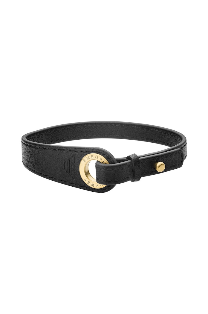 Emporio Armani - Bratara de piele aur EGS2708710