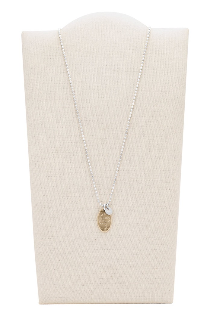 Fossil - Colier JF03398716 argintiu AA00