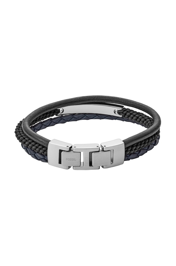 Fossil - Bratara de piele JF03186040 negru AA00