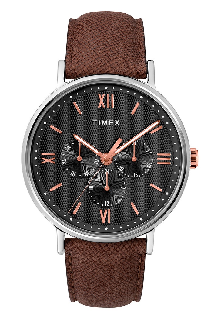Timex - Годинник TW2T35000 коричневий TW2T35000