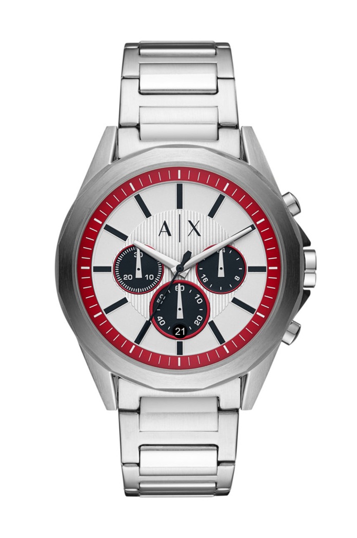 Armani Exchange - Hodinky AX2646 strieborná AX2646