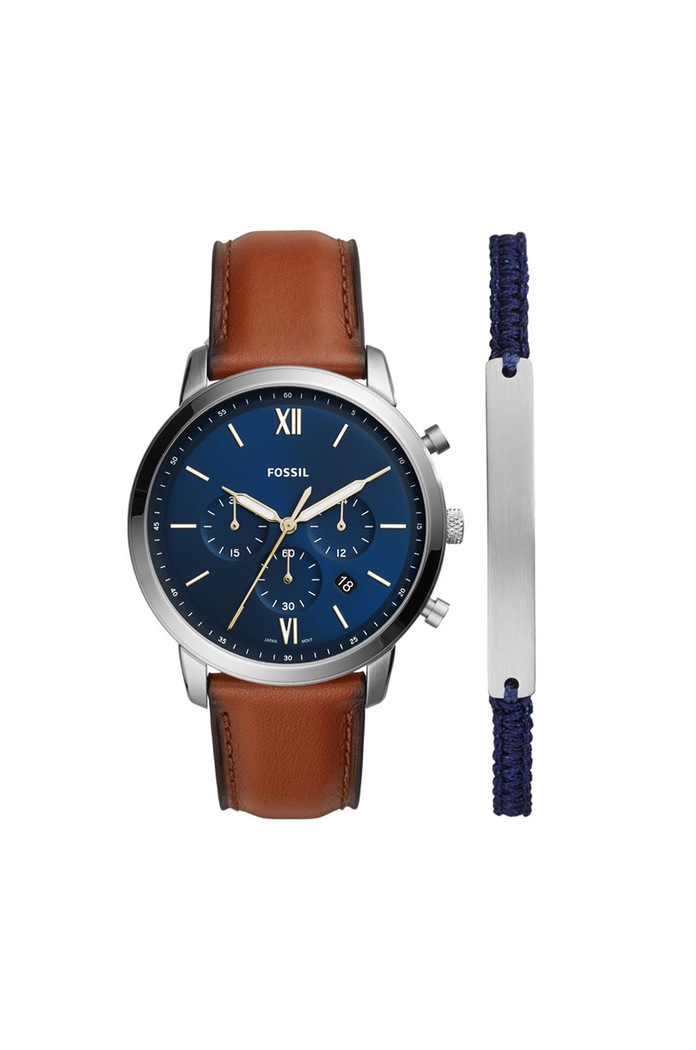 Fossil - Часовник FS5708SET кафяв FS5708SET