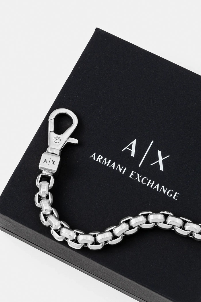 Аксессуары Armani Exchange - Браслет AXG0045040 серебрянный
