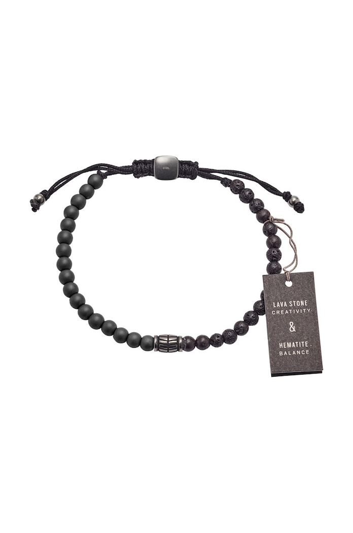 Fossil - Bratara JF03008793 negru AA00