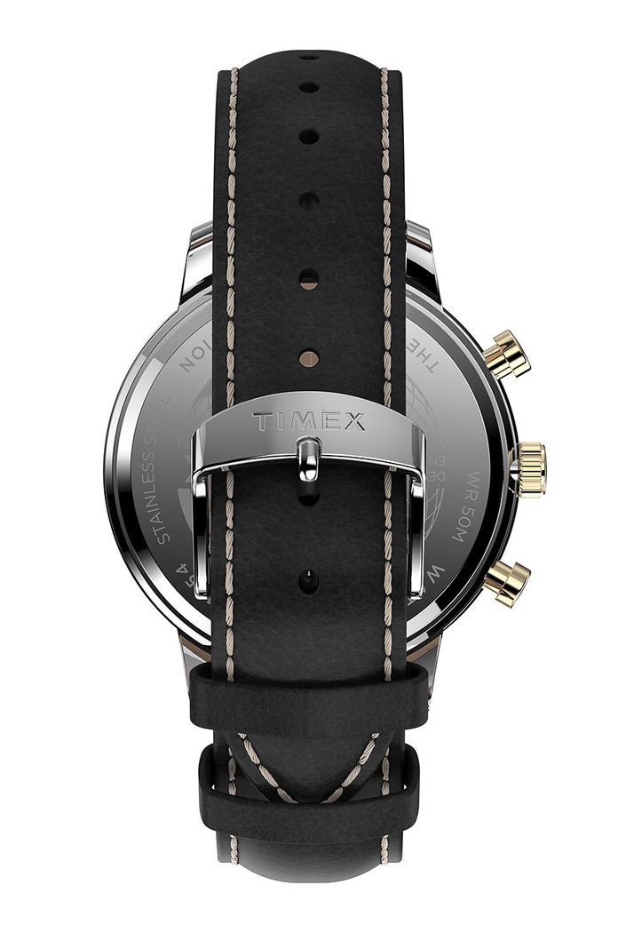 Akcesoria Timex zegarek TW2U39100 Chicago Chronograph TW2U39100 czarny