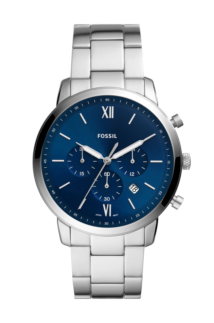 Fossil - Hodinky FS5792 strieborná FS5792