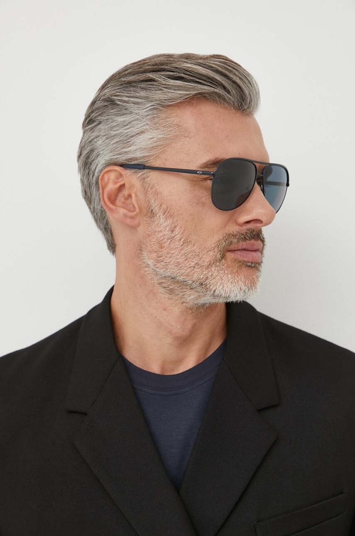 Armani Exchange okulary przeciwsłoneczne 0AX2002 granatowy AA00