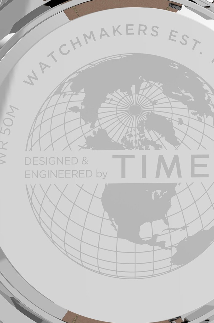 Timex zegarek TW2U14900 Essex Avenue TW2U14900 srebrny