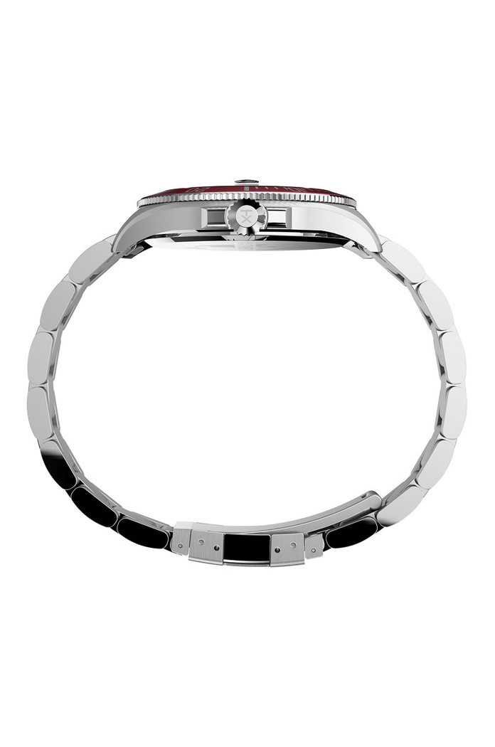 Timex zegarek TW2U41700 Harborside Coast TW2U41700 srebrny AA00