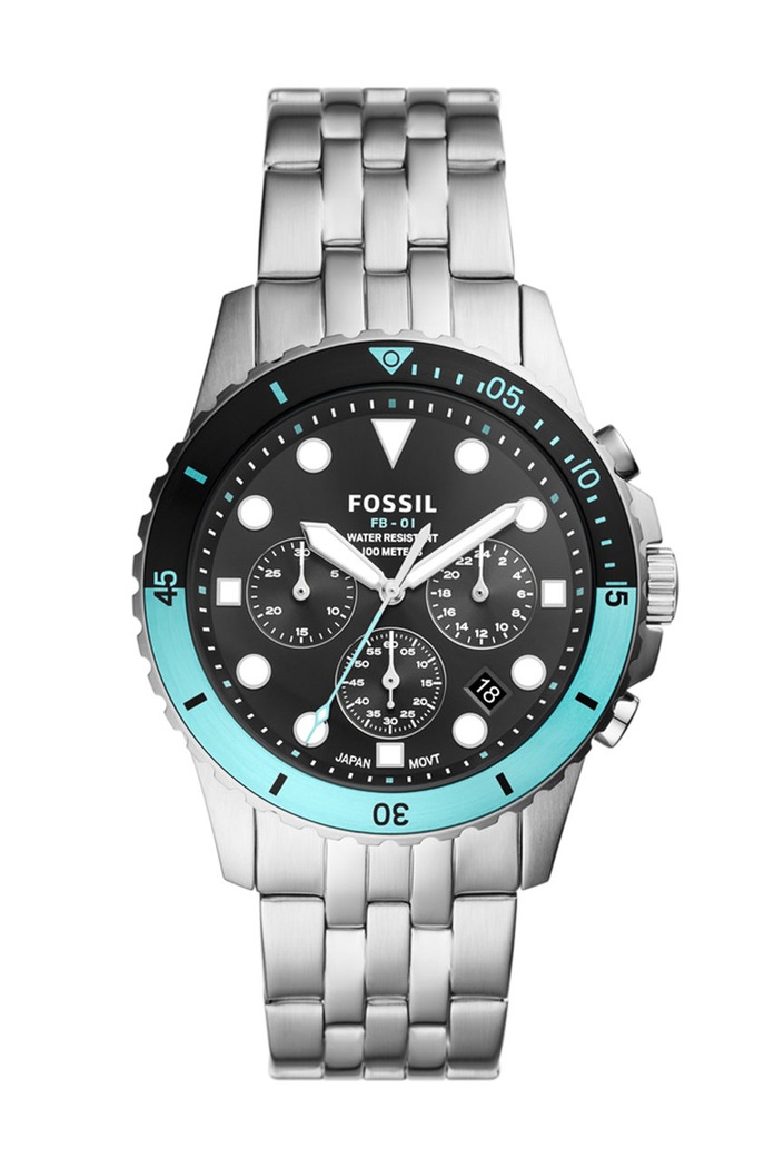 Hodinky Fossil stříbrná FS5827