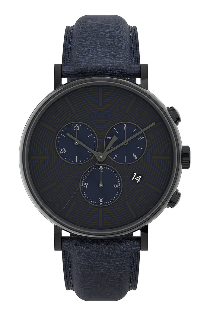 Timex Zegarek TW2U88900 Fairfield Chronograph czarny TW2U88900